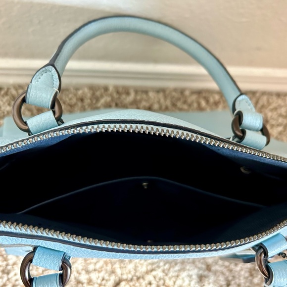 Perfect baby blue Coach purse - Picture 3 of 7